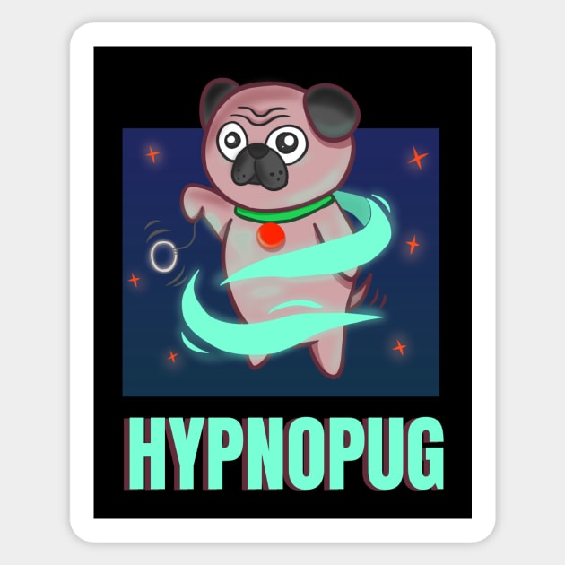 Cute HYPNOPUG Sticker by Kidrock96